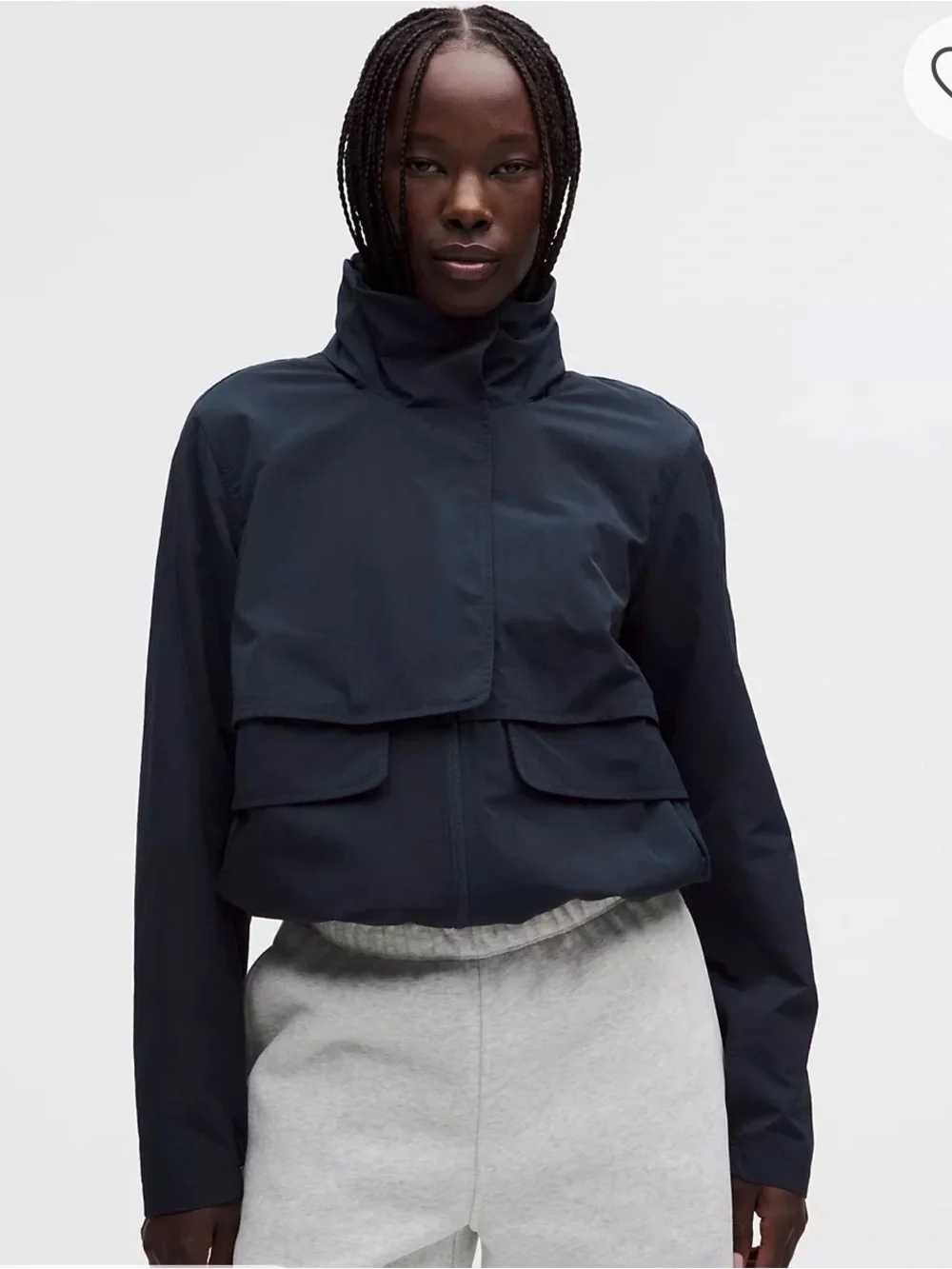 lululemon always effortless jacket in true navy